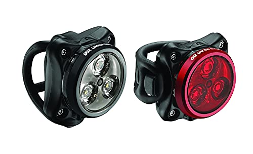 LEZYNE Zecto Drive Luz Led Delantera y Trasera, Rojo/Negro, Talla Única