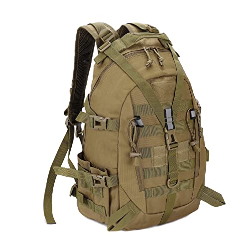 LHI Mochila táctica militar para hombres 35L 45L Ejército Pack BugOut Bolsa Molle Mochila con Reflector