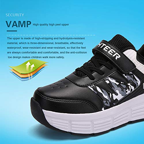 LHZTZKA Zapatos con Ruedas Unisex Luz Automática de Skate Zapatillas con Ruedas Zapatos Patines Deportes Zapatos para Niños Niñas