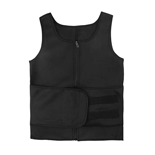 Litthing Chaleco Sauna para Hombre Fajas Deportivas Chaleco Sudoracion Camiseta Térmica Muscular Vest para Deporte Fitness