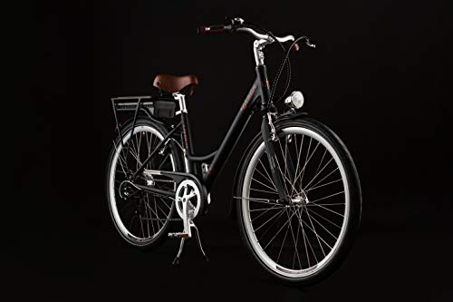 Littium Bicicleta eléctrica Berlin Classic Black, Adultos Unisex, Estandar