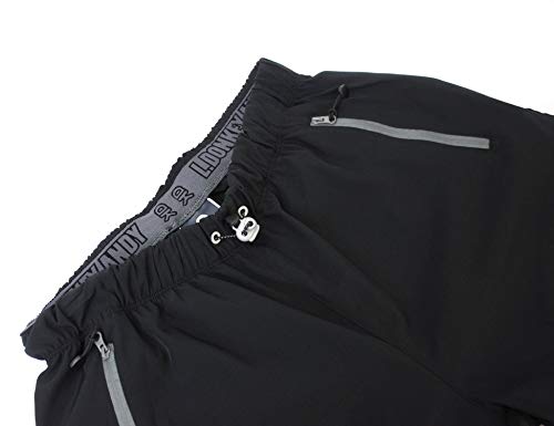 Little Donkey Andy Pantalones capri de secado rápido para mujer, pantalones cortos de 3/4, ligeros, senderismo, viajes, casual, para mujer, Cargo, S, B1. Negro (pantalones)