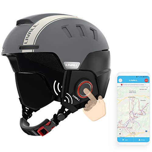 Livall Ski-Helm Rs1 57-61cm Gris