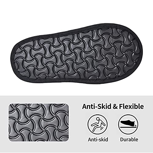 LKTBJEMFY Zapatillas Bulldog Francés para interiores, cómodas zapatillas antideslizantes para mujeres, hombres, interiores, exteriores, ver imagen, Large