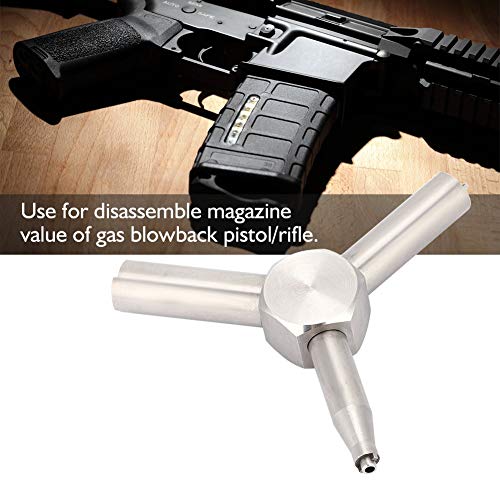 Llave de la válvula Elemento Clave de Airsoft para Airsoft KSC WA Gas Herramienta de extracción de la válvula de Carga