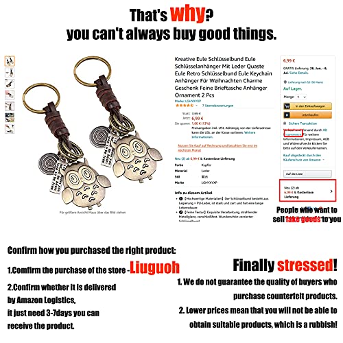 Llavero Vintage Personalidad Llavero Cuero Vaca Vintage Llavero Búho Retro Búho Llavero Vintage Llavero Piel De Búho para Pequeño Recuerdo Regalo De Cumpleaños Forma De Búho Llavero 2 Pcs