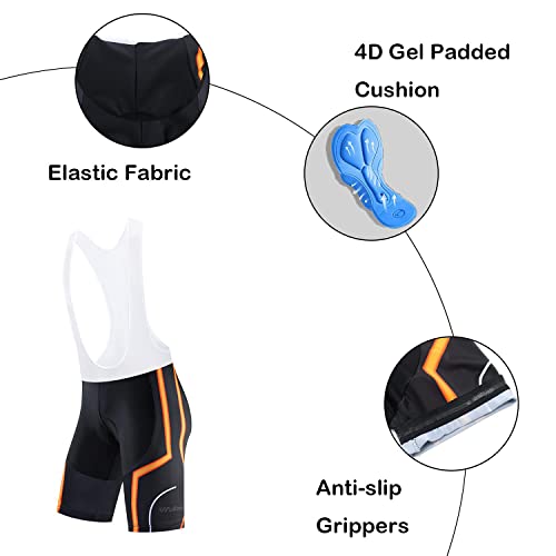 logas Hombres Ciclismo Traje de manga corta Ciclismo Jersey Mens Mtb Top y acolchado Bib Shorts Ciclismo Sets para hombres