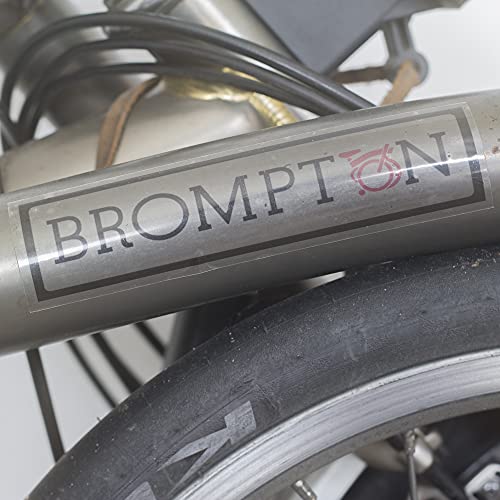 London Craftwork 3 pegatinas de vinilo para bicicleta plegable BROMPTON 13 x 3,5 cm