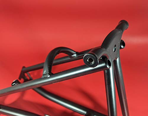 London Craftwork CHPT3 - Marco trasero de titanio para BROMPTON (fabricado en Europa), color negro mate
