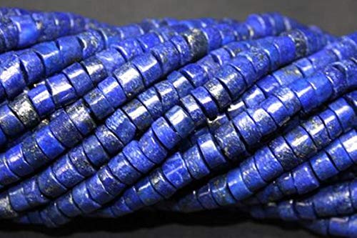 LOVEKUSH 50% Off Gemstone Jewellery 13" lapis tyre 4-5mm gemstone beads top quality Code:- RADE-39907