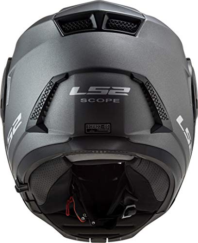 LS2, Casco modular de moto, Scope titanio, L