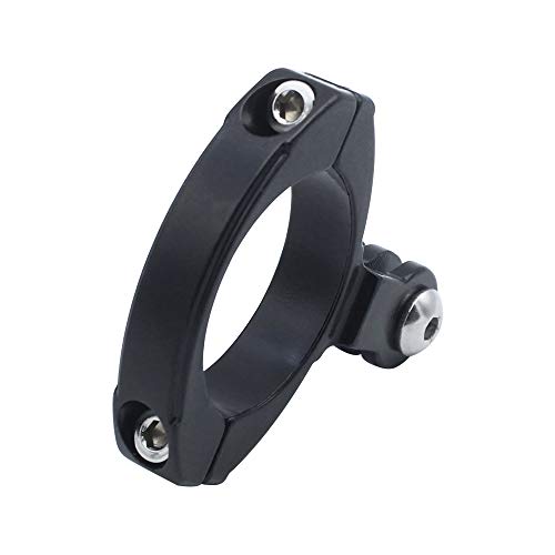 LumenTY 2 Juegos Soporte Adaptador de Manillar Bicicleta Aluminio Manillar Mounts para en Manillar de Bicicleta o Moto Soporte de Soporte de cámara Deportiva para Gopro Hero/cámaras de acción- Negro