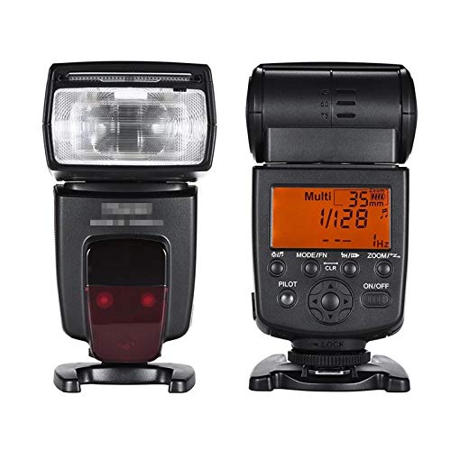 Lwieui Flash Speedlite Wireless TTL Master Slave Flash Speedlite Admite La Actualización De Firmware USB GN58 1/8000s Sincronización De Alta Velocidad para el Retrato de Boda