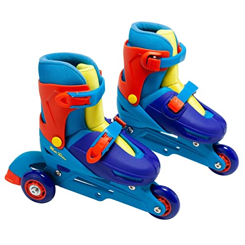 M MOLTO Patines en línea para niños 3 in Line Skates Azul