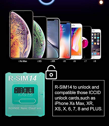 MAD HORNETS R-SIM14 Nano desbloqueo tarjeta RSIM apta para i-P-h-o-n-e 11 Pro XS MAX XR 8 IOS 14