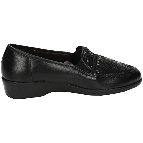 MADE IN SPAIN 67473 Mocasines Negros SEÑORA Zapatos MOCASÍN Negro 39