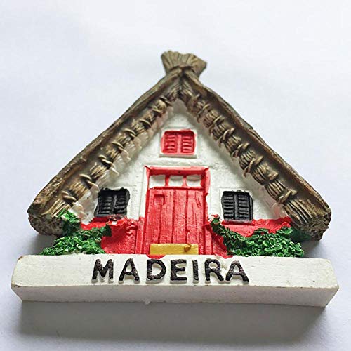 Madeira Portugal 3D imán del refrigerador del viaje de la etiqueta engomada recuerdos, decoración del hogar y de la cocina Portugal imán del refrigerador de China