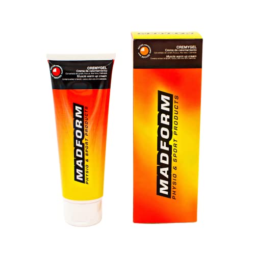 Madform Crema De Calentamiento Muscular - Efecto Calor, Naranja, 120 ml