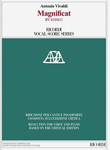 Magnificat Rv 610/611: Ed. Critica M. Talbot - Riduzione Per Canto e Pianoforte Di A. Frige