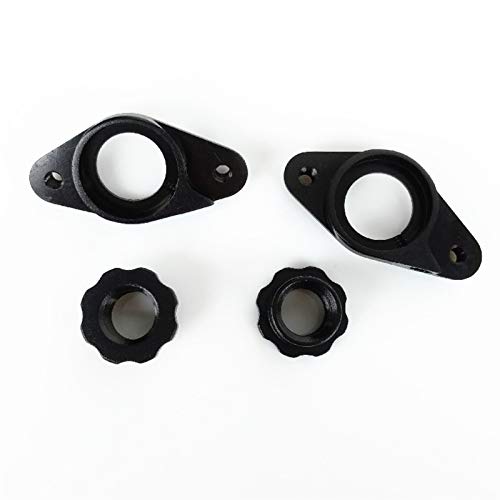 MAIOPA Duradera 5 Set 12x142mm Extender Mountain Bike Hangers MTB Carbon Mech Dropout Bicycle Detailleur Percher for Bergamont # BGM-H035 Bergamont Fáciles de reemplazar (Color : Black)