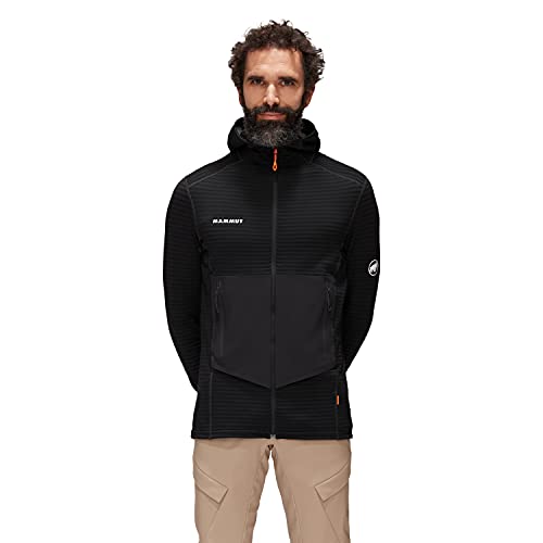 Mammut Chaqueta con Capucha Aconcagua Light ML Hombre, Black, XL