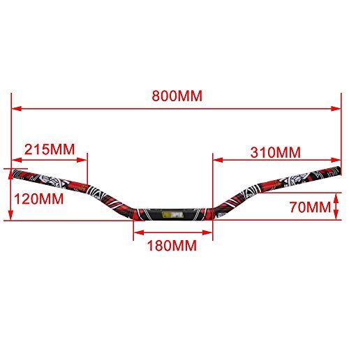 Manillar 28mm Moto, empuñaduras, Almohadilla de Manillar y Elevador de Manillar para Moto de Cross Honda KTM Yamaha Kawasaki Suzuki CR CRF KX KXF RMZ