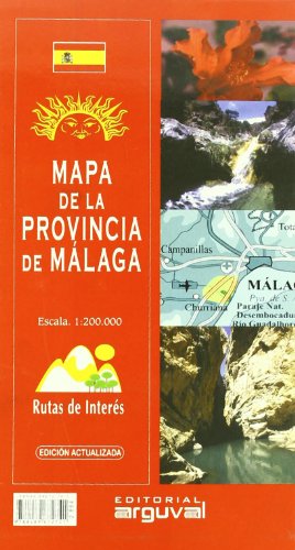 Mapa de La Provincia de Málaga (MAPAS DE CARRETERAS)