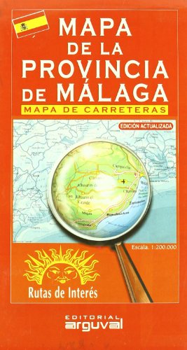 Mapa de La Provincia de Málaga (MAPAS DE CARRETERAS)