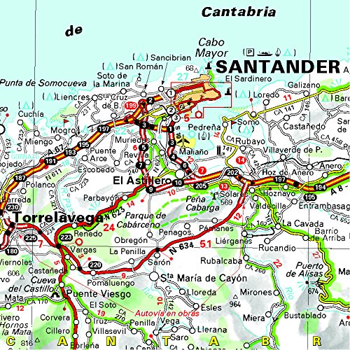 Mapa Regional Asturias, Cantabria (Carte regionali)