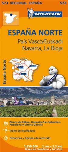 Mapa Regional País Vasco/Euskadi, Navarra, La Rioja (Carte regionali)