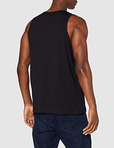 Marca Amazon - find. Camiseta de Tirantes con Cuello Redondo Hombre, Pack de 5, Multicolor (5 X Black), M, Label: M