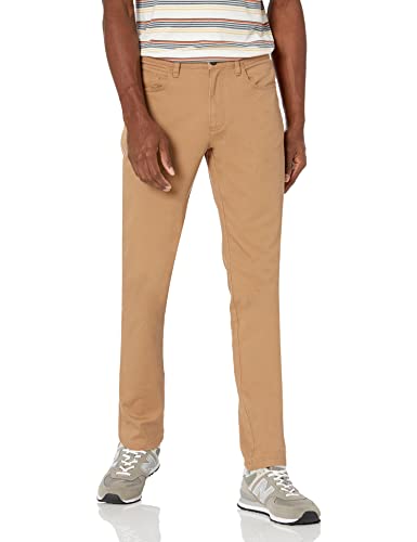 Marca Amazon - Goodthreads Slim-fit 5-Pocket Chino Pant Pantalones, (Khaki), ((Talla del fabricante: 38W x 30L)