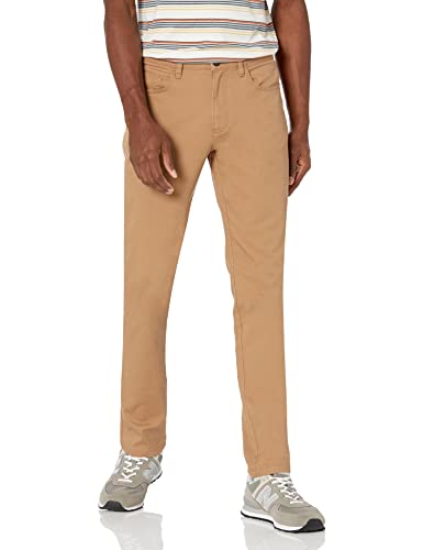 Marca Amazon - Goodthreads Slim-fit 5-Pocket Chino Pant Pantalones, (Khaki), ((Talla del fabricante: 38W x 30L)