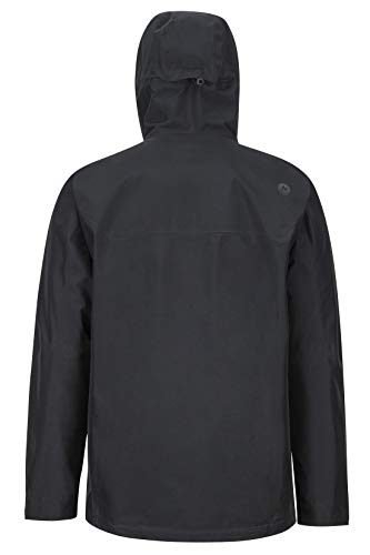 Marmot Minimalist Component Jacket Impermeable Rígido, Chubasquero, Resistente Al Viento, Resistente Al Agua, Transpirable, Hombre, Black, M