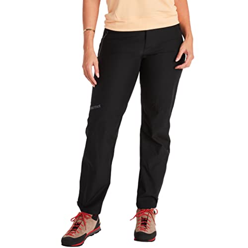 Marmot Wm's Minimalist Pant Pantalones Impermeables, Pantalones De Lluvia, Prueba De Viento, Transpirables, Mujer, Black, XL