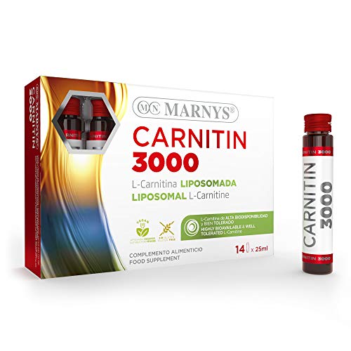 Marny's Carnitin 3000- Viales 350 Ml, Cítrico, 14 Unidades