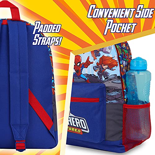 Marvel Avengers Mochilas Escolares Juveniles, Mochila Colegio De Los Vengadores Con Hulk Capitan America, Spiderman Y Bruja Escarlata, Regalos Niños