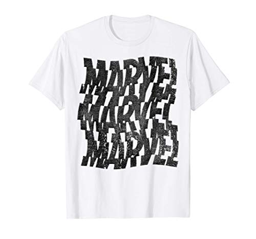 Marvel Wave Logo Camiseta