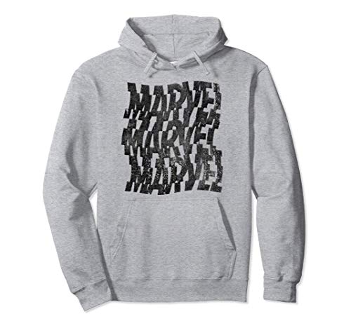 Marvel Wave Logo Sudadera con Capucha