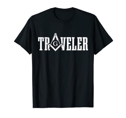 Mason Traveler Square & Brújula Masónico Shriner Camiseta