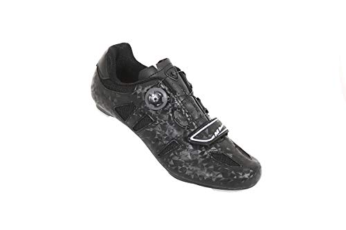 Massi ENIO Zapatillas de Ciclismo Carretera, Deportes y Aire Libre, Negro, 42