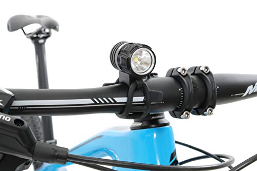 Massi Leo Faro para Bicicleta, Deportes,Aire Libre, Luces, Negro, 1.100 Lumens