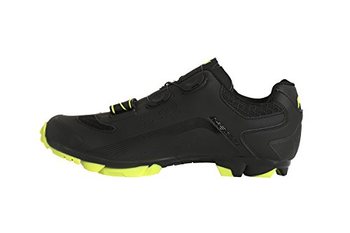 Massi MTB KENTO T.38, Zapatillas de Ciclismo de montaña Unisex Adulto, Amarillo (Neon Neon), 38 EU