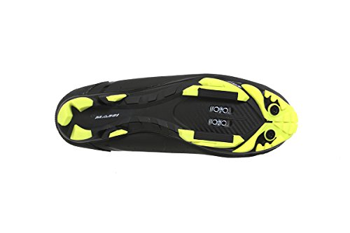 Massi MTB KENTO T.38, Zapatillas de Ciclismo de montaña Unisex Adulto, Amarillo (Neon Neon), 38 EU