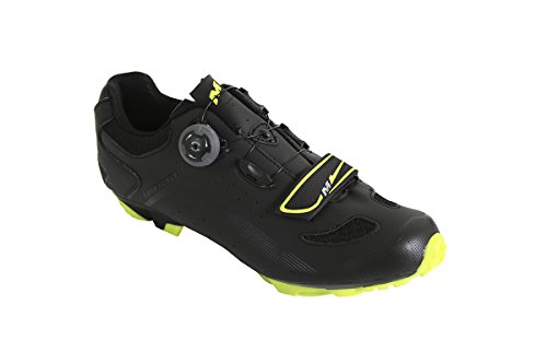 Massi MTB KENTO T.38, Zapatillas de Ciclismo de montaña Unisex Adulto, Amarillo (Neon Neon), 38 EU