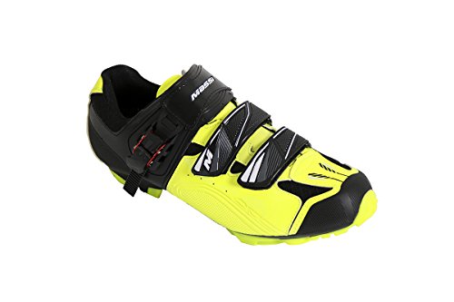 Massi Zapatillas MTB AKKRON Dual 2.0 Neon T.40, Ciclismo de montaña Unisex Adulto, Rojo (Red), 40 EU