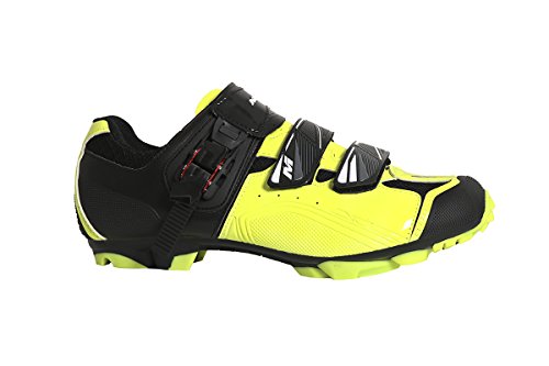 Massi Zapatillas MTB AKKRON Dual 2.0 Neon T.40, Ciclismo de montaña Unisex Adulto, Rojo (Red), 40 EU