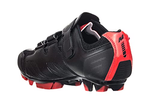 Massi Zapatillas MTB AKKRON Dual 2.0 Red T.40, Ciclismo de montaña Unisex Adulto, Rojo (Rojo Rojo), 40 EU