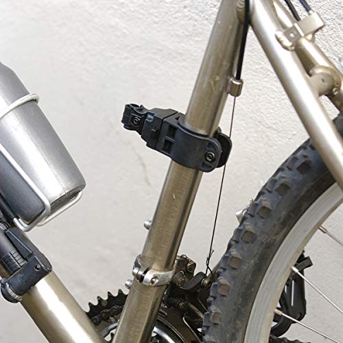 Master Lock 8350EURDPRO Soporte de Transporte para Candado Bicicleta, Unisex-Adult, Negro, De 6 a 10 mm