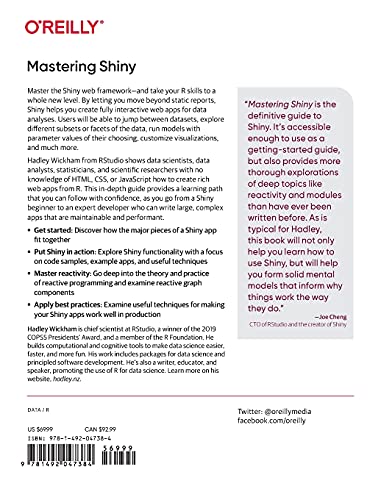 Mastering Shiny: Build Interactive Apps, Reports, and Dashboards Powered by R